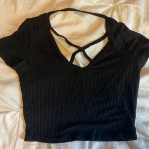 Black Crop Top